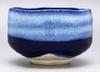 Mino Ware Matcha Navy Blue and Made In Bowl, White, Japan, 505-24