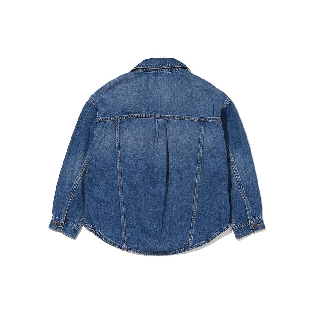Levis Solid Color Vintage Denim Jacket Women Jackets Denim-Blue A08110000