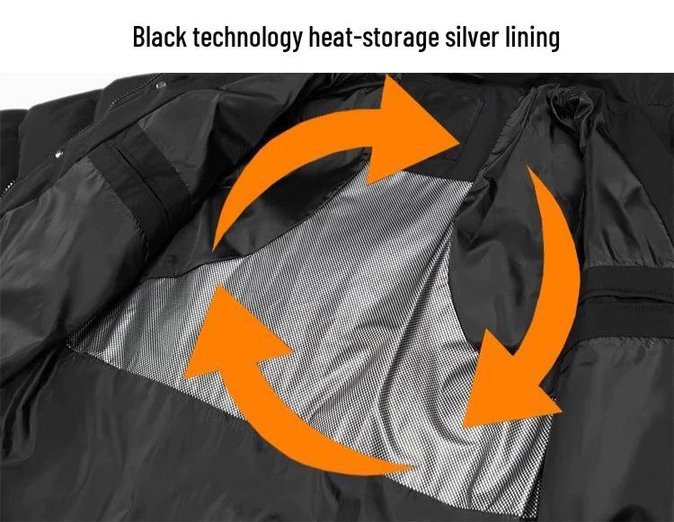 Dámská dlouhá péřová bunda nad kolena - Zima 2025, korejský styl, volný střih, silná výplň z bílého kachního peří, kabát střední délky pro páry