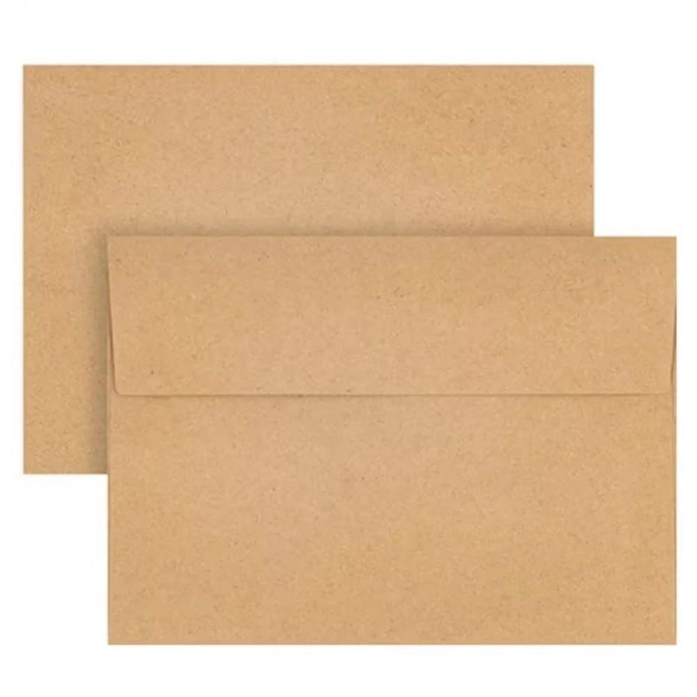 20pcs Blank Kraft Envelopes Multi-function Greeting Card For Wedding Party Invitation