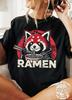 Red Panda Ramen T-Shirt, Japanese Foodie Gift