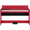 KORG E-Piano, 88 Tasten, C1 Air RD, Rot, Made in Japan, aus warmem Holz, Original-Kopfhörer und Pedale im Lieferumfang enthalten