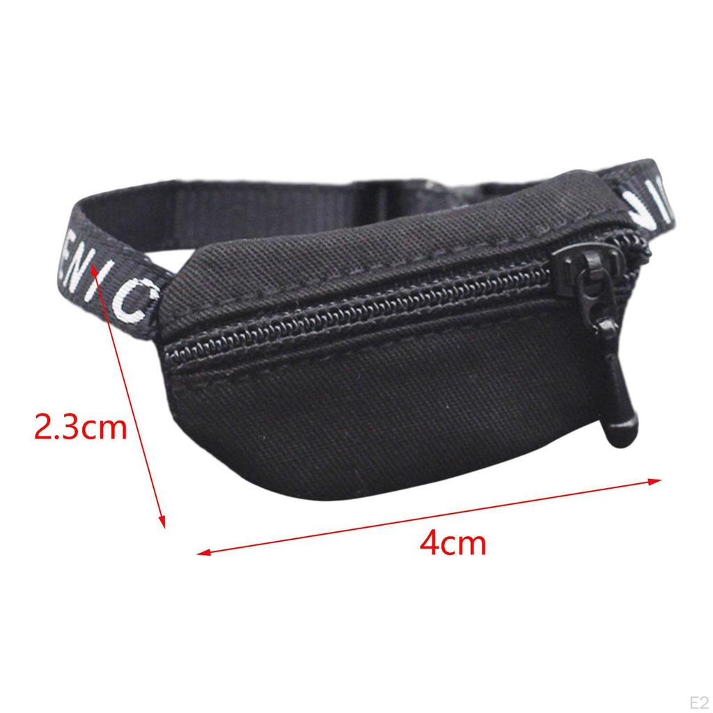 1/6 1/12 Doll Crossbody Fanny Pack Model DIY Projects Scenery Small Waist Bag for Dolls