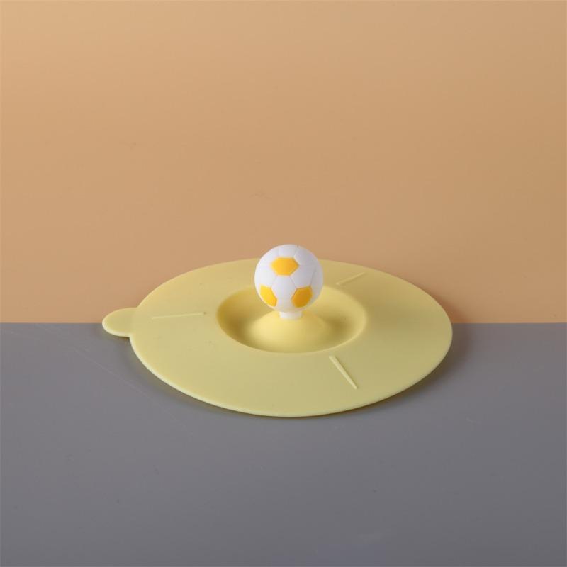 Triangular Division, Shell-shaped Cup Lid, Silicone Cover, Food-grade, Dust-proof, Universal
