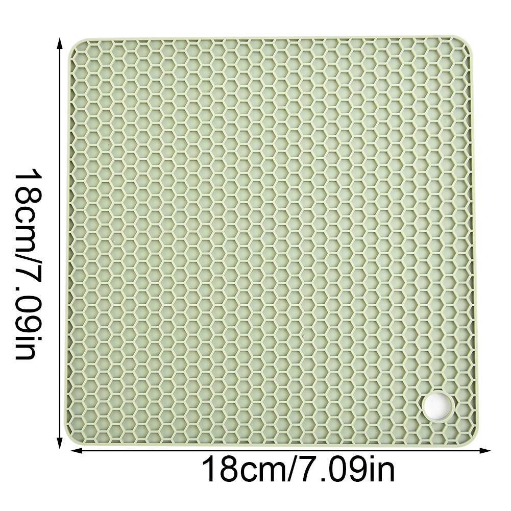 Heat Insulation Pads Silicone Mat High Quality Kitchen Tools Table Decorations Silicone Table Pads Square Table Placema