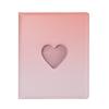 Sweet Heart Cutout Binder A4 Macaron Gradient Card Album D-Ring Loose-Leaf Cute Photocard Holder for K-Pop Idol Photo Collection