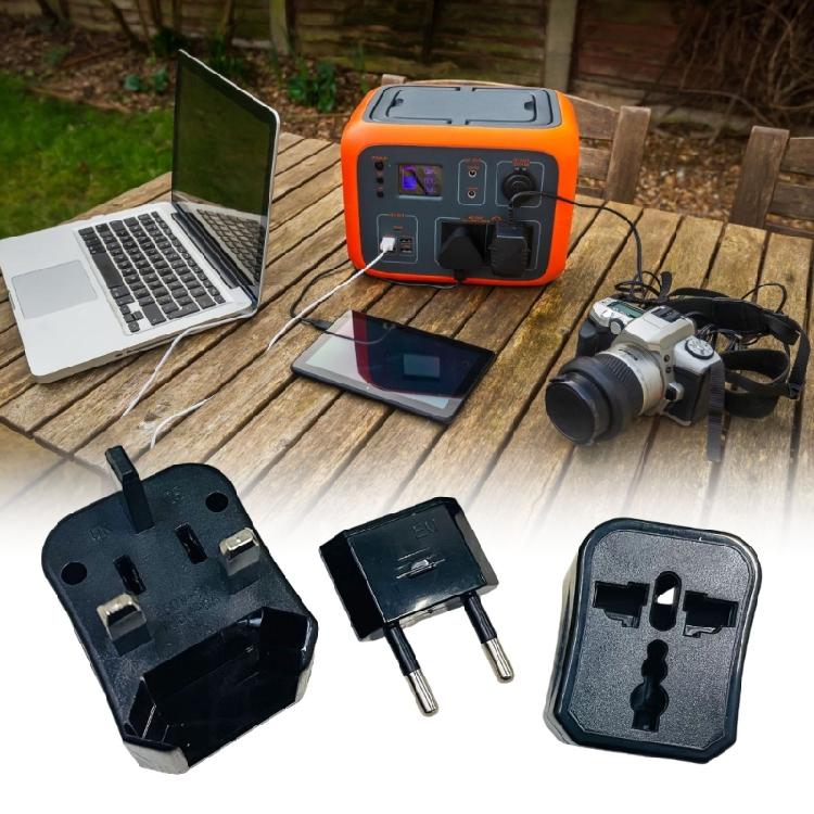 Mezinárodní adaptéry do zásuvky 3 ks Univerzální design pro zařízení z USA, Evropy, Velké Británie Snadná instalace