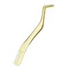 In-Stock Stainless Steel Eyelash Tweezers with Comb - New Model for Applying False Eyelashes