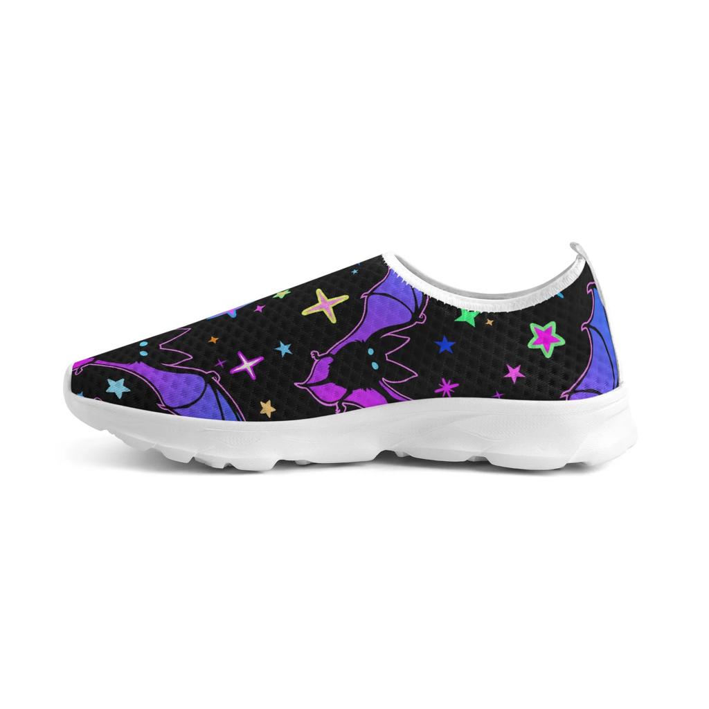 Breathable Running Shoes EU 36-48, Non Slip Mesh Sport Sneakers, Unisex Lace Up Walking Shoes for Men Women