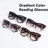 Tinted Reading Glasses Men Women Sun Readers Grey Gradient EyeProtection Lens High-definition Anti Blue Light Presbyopia Eyewear