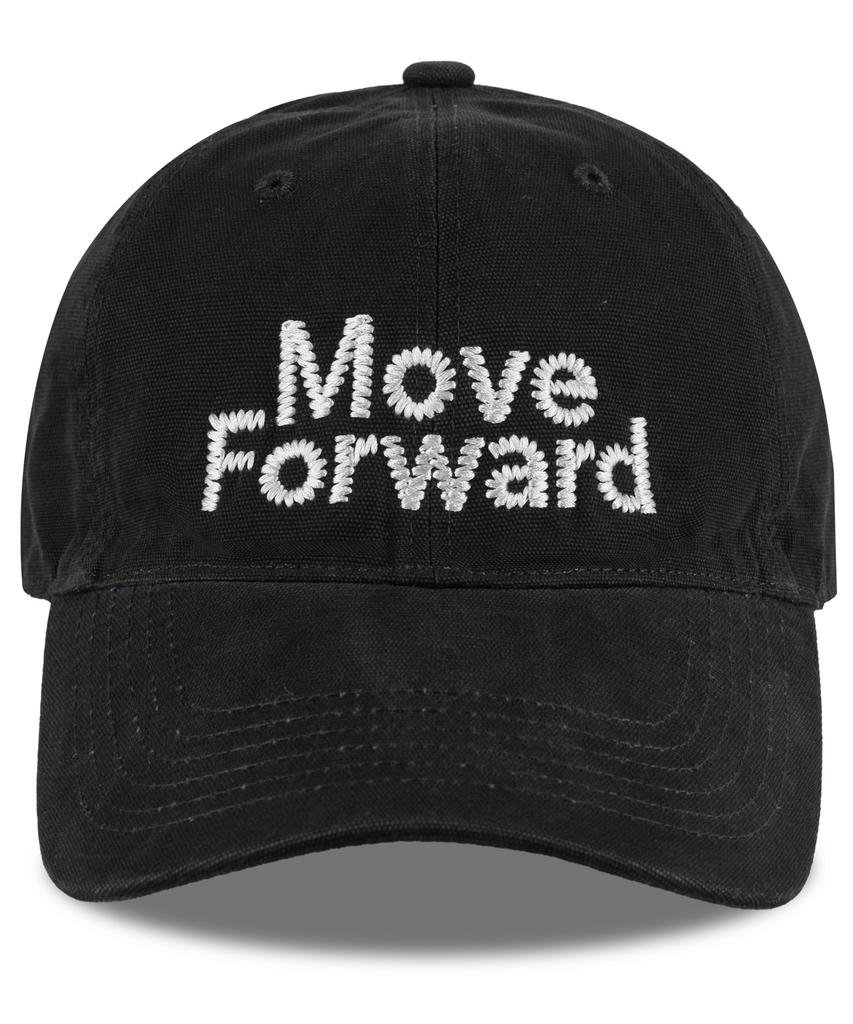 Wig Move Forward Canvas Ball Cap - Black