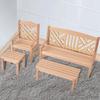 Puppenhaus Stuhl Hocker Modell Garten Set Realistischer Hocker Puppenhäuser Stuhl Realistischer Spielstuhl Realistisch 1:12 Modellspielzeug