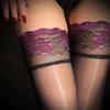 Colorful Floral Lace Patchwork Medias Anti-slip Silicone Thigh High Stockings Women Sexy Oil Shiny Silky Transparent Lingerie