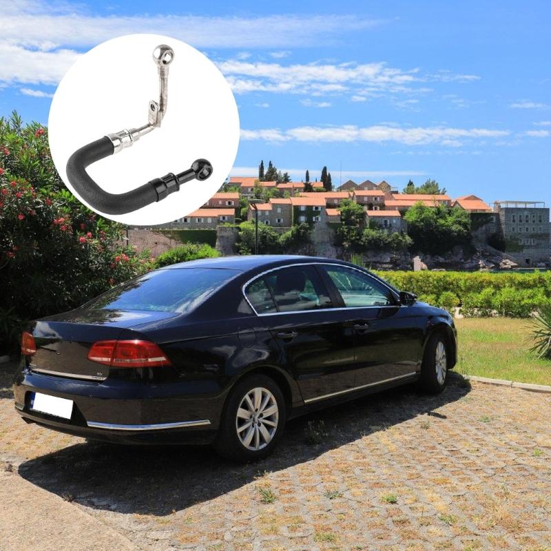 Turbocharger Coolant Pipe Line 06B121497A 06B121497B 06B121497C 06B121497F for B6 B7 2000-2008 Radiator Hose Replacement