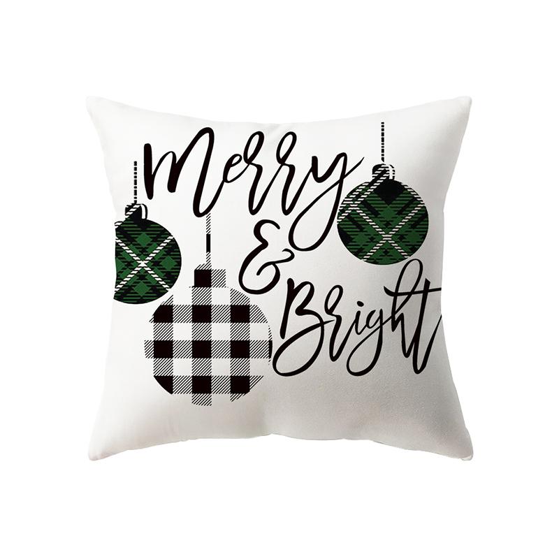 Vánoční dekorace Vánoční motiv Vzor potisku Povlak na polštář Domácí Obývací pokoj Dekorace na pohovku Povlak na polštář