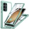 Per Samsung Galaxy S25 Ultra Plus S23 Protezione Magnetica Completa a 360 Gradi Custodia Impermeabile per Esterno con Ricarica Wireless per Galaxy S24 Ultra