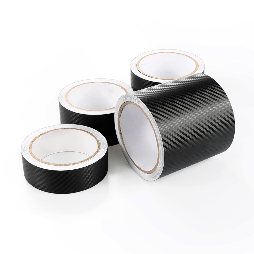 3D Carbon Fiber Vinyl Car Wrap Sheet Stickers DIY Paste Strip Rolls Auto Anti Scratch Protector Tape Waterproof Film Accessories