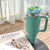 30/40oz Cute Lid Accessories for Stanley Cup,Glow At Night,Can Cover,Straw Cover Cap,Straw Stopper for Tumbler Water Bottle