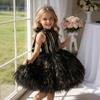 Little Girl Flower Girl Princess Dress For Birthday Party And Performance In Polyester Fabric