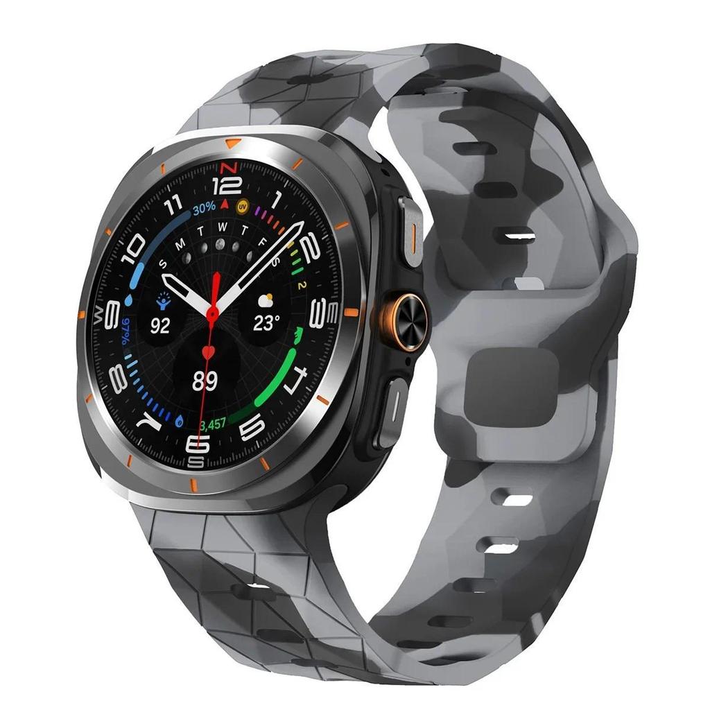 Sportowy Silikonowy Pasek do Samsung Galaxy Watch 7 Ultra 47mm 7 6 5 4 40/44mm Bransoleta do Watch 6 4Classic 43/47mm 5Pro 45mm Pasek