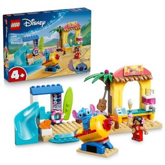 LEGO Disney Lilo Stitch Beach Play Toy Block Educational Boys Girls Children 4 Years Old 5 6 Goods Pretend
