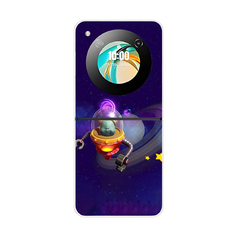 Pro ZTE Libero Flip Pouzdro Módní Roztomilý Kreslený Průhledné PC Tvrdá Skořepina Pouzdro na Telefon Pro ZTE Nubia Flip Flip2 Pouzdra Průhledné Fundas