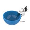 5Pcs Automatic Chicken Duck Drinking Cup Drinker Chicken Feeder Plastic Poultry Farm Water Drinking Cups Kit Easy Installatio