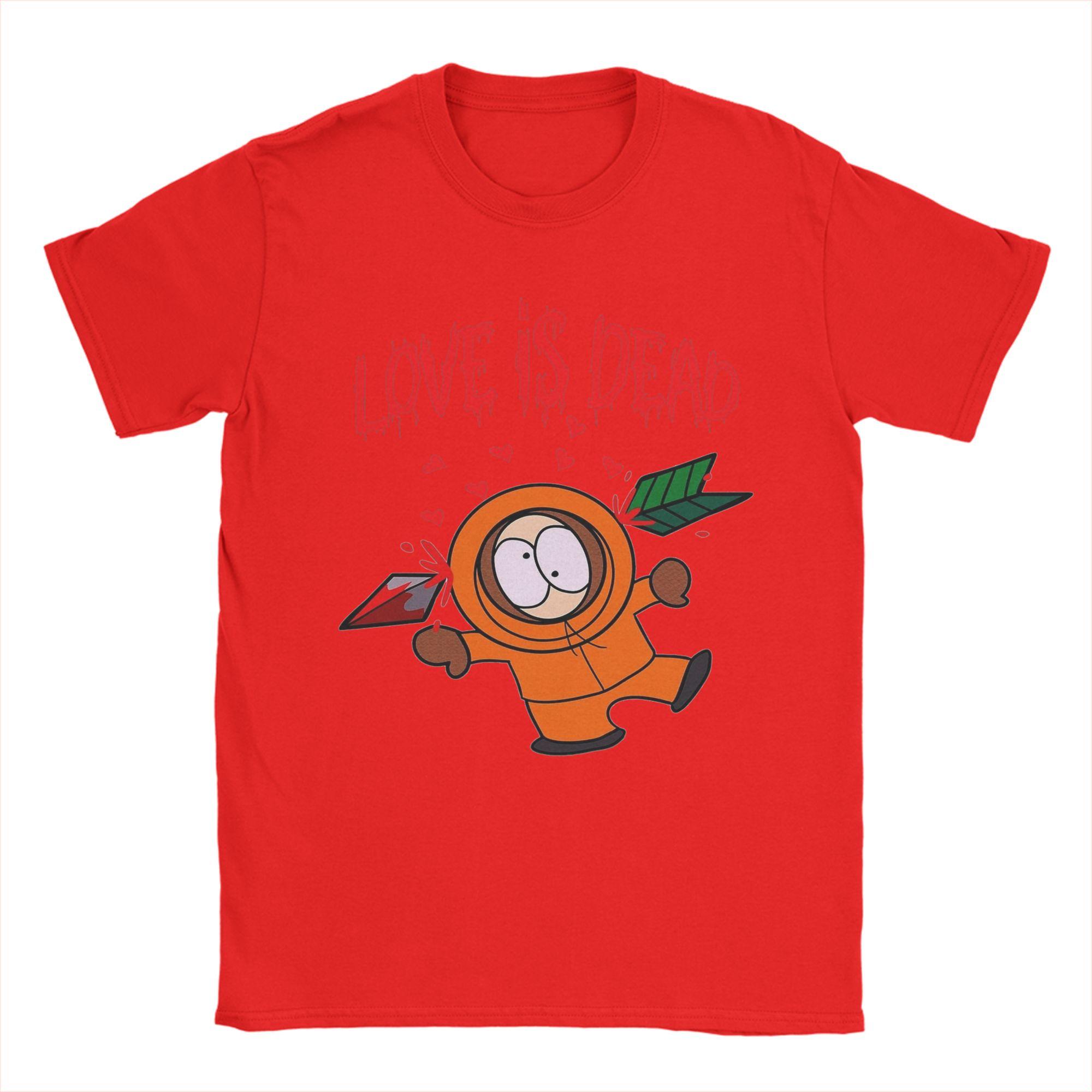 

Hipster Love Is Dead Kenny SouthParks TShirts for Unisex Crewneck Cotton T Shirts Short Sleeve Tees Printed Tops S