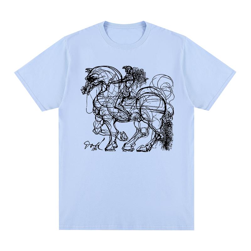 Don Quixote Vintage Tshirt Knight Picasso Art Painting Cotton Men T shirt New Tee Tshirt Womens Tops