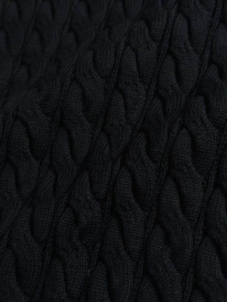Men's European-Style Cable Knit Sweater with Four-Bar Stripes - Trendy Autumn/Winter Round Neck Pullover