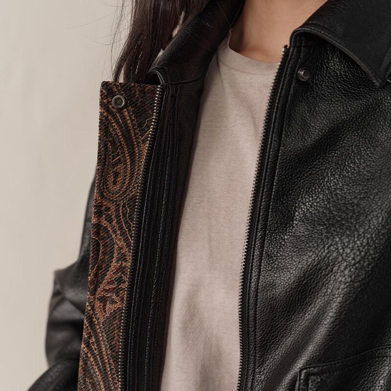 ZELENÝ PÁSEK Retro Faux Kožená Krátká Bunda