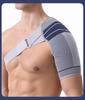Adjustable Compression Shoulder Protector for Men - Adult Sports Shoulder Pad for Weightlifting and Strain Support