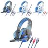 Wired Gaming Headset For Pc Ps4 40mm Drivers Leather Ear Cushions 22m Cord Mic Gamers Home Office