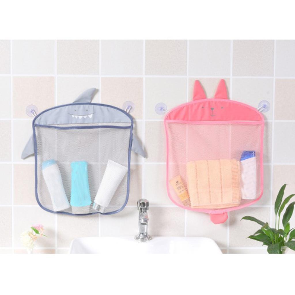 Versatile Baby Bath Time Toy Tidy Storage Hanging Bag Multi-functional Bathroom Organiser Net