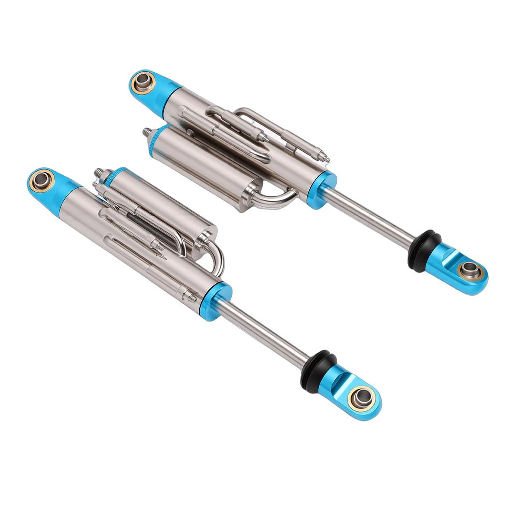 2pcs RC Car Shocks Fit for Axial 90046 1 10 RC Crawler Negative Pressure Piggyback Shock Absorber with Internal Spring