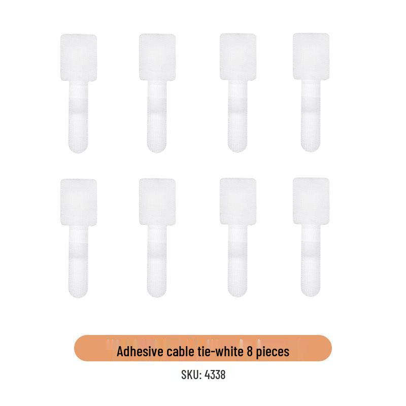 Self-Adhesive Velcro Cable Ties and Clips for Wire Management