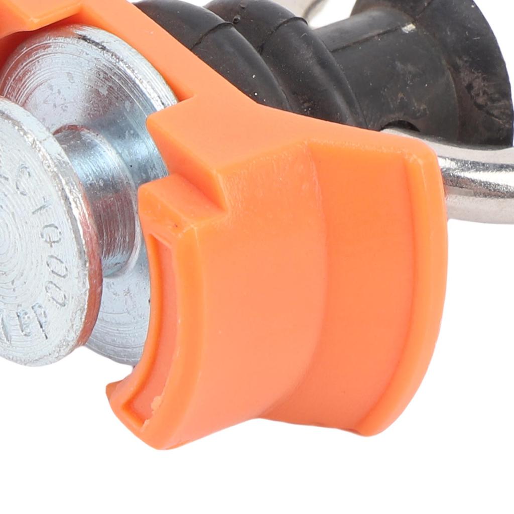 Single Stud L Track Fitting with D Ring 1333lb Capacity Spring Loaded L Track Rail Tie Down Fitting for Van Pickup Truck