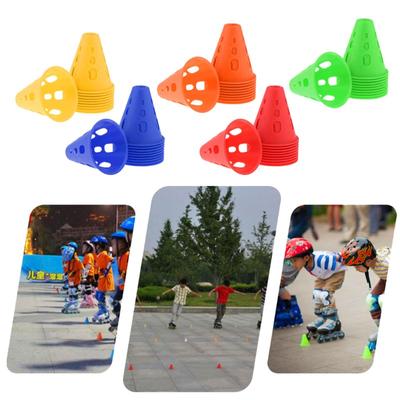 8cm barevné kužely brusle Small Road Block Agility Gym Trénink na kolečkových bruslích Fotbal Marker Sign