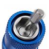 1Pcs Automatic-Locking Hex Shank Adapter 10Mm Threaded To 1/4 Inch Hex Adapter Quick Release Drill Converter Metal