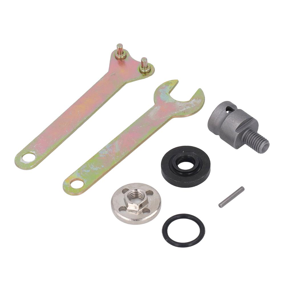 Electric Wrench To Angle Grinder Conversion Kit Cutting Polishing Grinding Adapter Spanner Tool