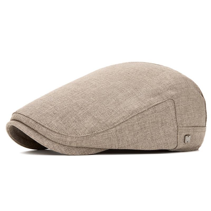 Forward Cap Men's Thin Breathable Beret Retro British Newsboy Cap