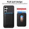 For Samsung Galaxy S25+ Case Detachable Magnetic Card Bag Leather Phone Back Cover