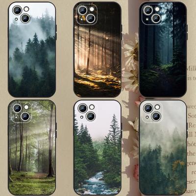 Funda de teléfono con paisaje forestal para iPhone Samsung Galaxy Redmi Xiaomi Oppo OnePlus Note SA 7 8 9 10 11 12 13 14 20 21 22 23 53 54 Pro Max Plus Ultra