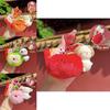 Charming Plush Animal Keychain With Unique Fruit Stretch Design For Kids