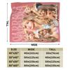 Coperta in Flanella Album Sabrina Carpenter Coperta Morbida per Esterni Viaggi in Aereo Copriletto Divertente Copri Divano Letto