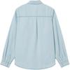 Levis Cool Series Casual Versatile Loose Fit Long Sleeve Shirt Women Shirts Light-Blue 002Z2-0000