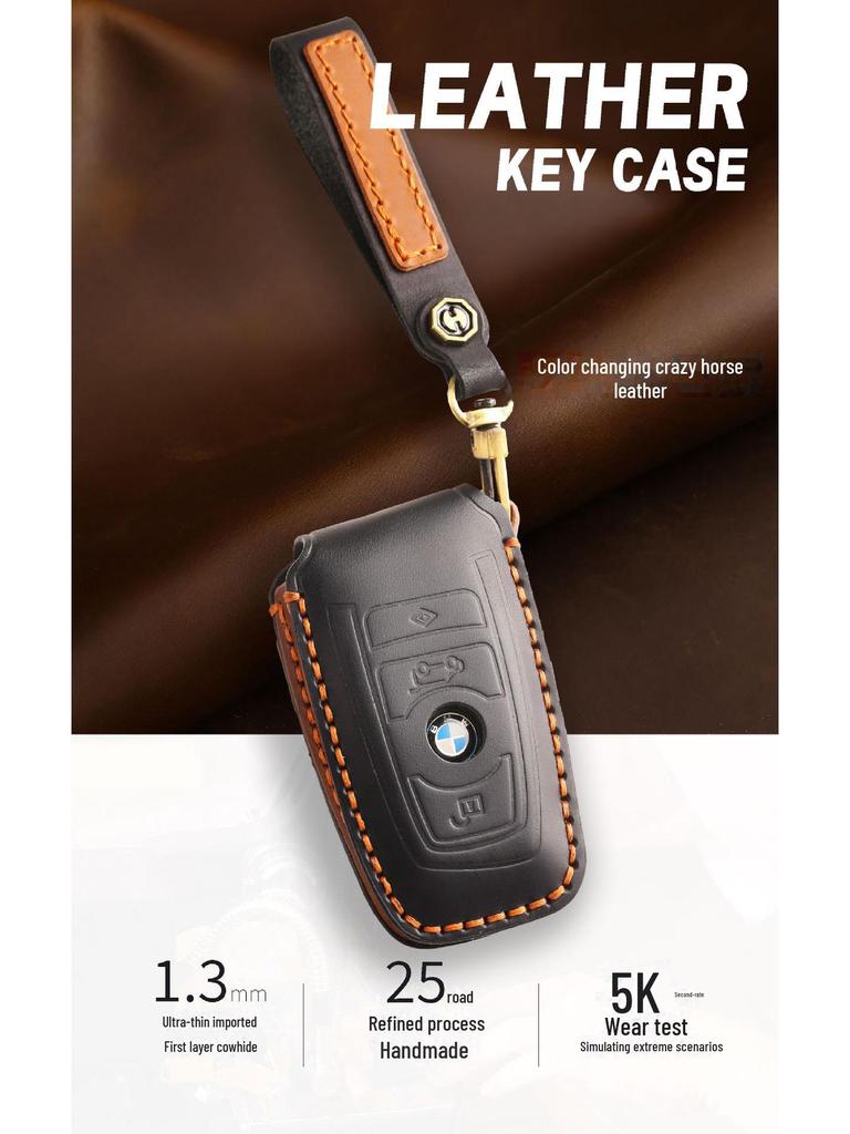 Premium Key Cover for BMW 3 Series, 5 Series, X3, X5 - Suitable for Older Models