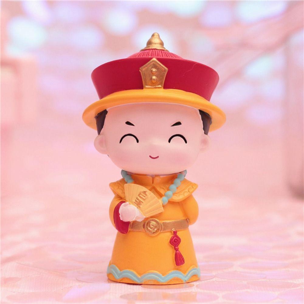 Chinese Emperor Chinese Emperor Empress Figurine Chinese Style Resin Queen Ornament  Girls