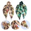 Hair Band Floral Print Bowknot Shape High Elasticity Hair Tie No Irritating Scalp Hair Rope Versatile Hair Accessory