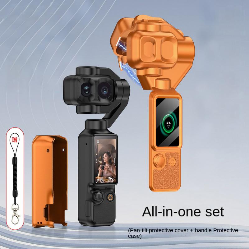 Magnetic All-around Protective Case Set For DJI Osmo Pocket 4 Pro Gimbal Cover and Handle Protective Case